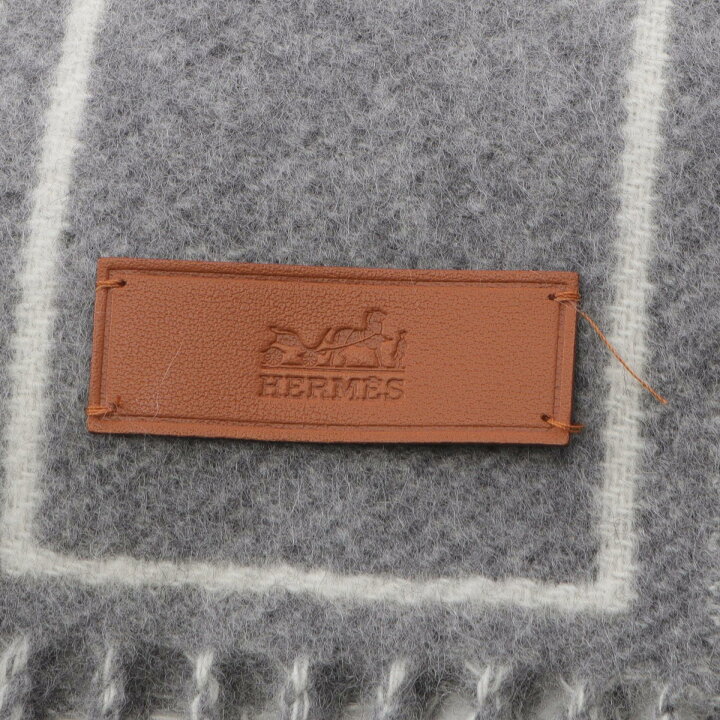 楽天市場】エルメス HERMES クレドゥH マフラー 衣料品 カシミヤ  