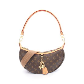 【全品P5倍×最大1万円OFFクーポン】ルイ・ヴィトン LOUIS VUITTON ルーピング ショルダーバッグ バッグ PVCコーティングキャンバス レザー モノグラム レディース ブラウン系 M12939 【中古】