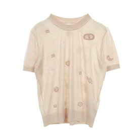 ≪5%OFFクーポン対象≫エルメス HERMES Candy Libris ニット 衣料品 トップス ウール レディース ベージュ系 【中古】