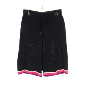《全品5%クーポン×P2倍》まとめ買い10%OFF｜シャネル CHANEL ココマーク パンツ 衣料品 ボトムス ウール カシミヤ レディース ブラック系 / パープル系 P76544K11011 【中古】