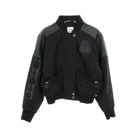 ≪全品5％OFFクーポン＆まとめ買い10%OFF≫エルメス HERMES プレタ ブルゾン 衣料品 アウター レザー コットン レディース ブラック系 26-7113 【中古】