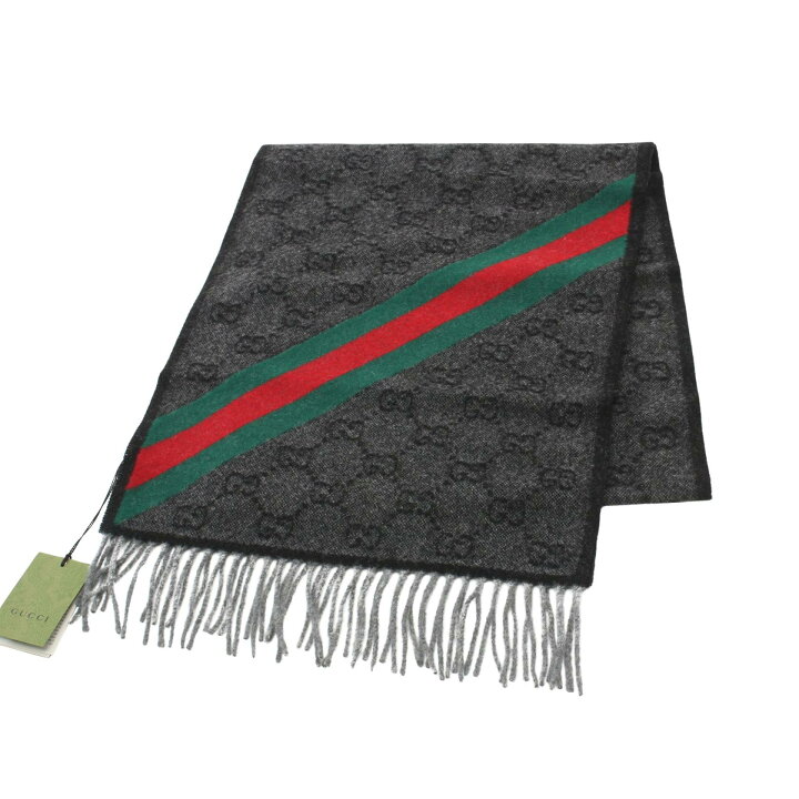 楽天市場】グッチ GUCCI GG柄 マフラー 衣料品 ウール メンズ  