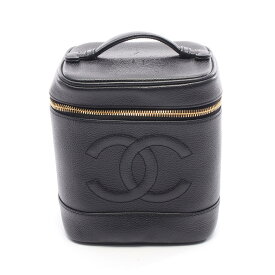 《全品5%クーポン×P2倍》まとめ買い10%OFF｜シャネル CHANEL ココマーク ハンドバッグ バッグ キャビアスキン(グレインドカーフ) レディース ブラック系 【中古】