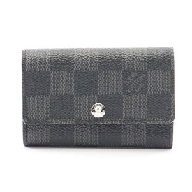 ≪全品5％OFFクーポン＆まとめ買い10%OFF≫ルイ・ヴィトン LOUIS VUITTON ミュルティクレ6 ダミエグラフィット キーケース アクセサリー PVC メンズ ブラック系 N62662 【中古】