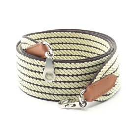 ≪全品5％OFFクーポン＆まとめ買い10%OFF≫エルメス HERMES バンドリエール サングル カヴァル ショルダーストラップ アクセサリー キャンバス レザー ヴォースイフト ヴォースイフト レディース イエロー系 / ブラウン系 【中古】