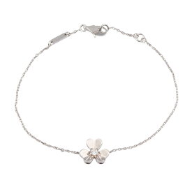 ≪全品5％OFFクーポン＆まとめ買い10%OFF≫ヴァンクリーフ＆アーペル Van Cleef & Arpels フリヴォル ブレスレット ミニ 1PD ブレスレット アクセサリー K18WG（ホワイトゴールド） ダイヤモンド レディース シルバー系 / クリア系 VCARP0J500 【中古】