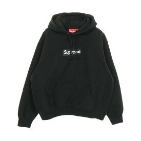 【ポイント5倍｜4/18 0:00〜4/20 23:59】シュプリーム Supreme パーカー 衣料品 トップス コットン メンズ ブラック系 【中古】