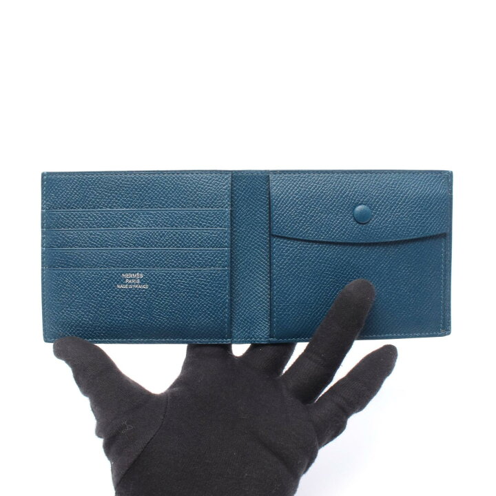 楽天市場】エルメス HERMES MC2 タレス 二つ折り財布 財布 レザー 