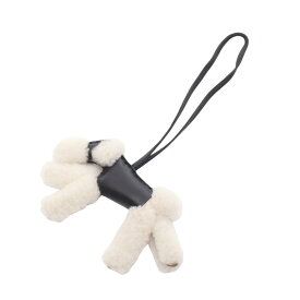 ≪全品5％OFFクーポン＆まとめ買い10%OFF≫エルメス HERMES バディチャーム チャーム アクセサリー ムートン アニョーミロ アニョーミロ レディース ブラック系 / ホワイト系 【中古】