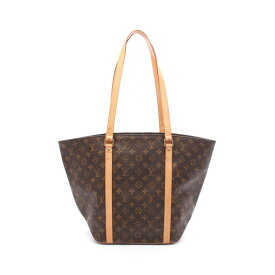 ≪全品5％OFFクーポン＆まとめ買い10%OFF≫ルイ・ヴィトン LOUIS VUITTON サックショッピング トートバッグ バッグ PVCコーティングキャンバス レザー モノグラム レディース ブラウン系 M51108 【中古】