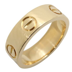 ≪全品5％OFFクーポン＆まとめ買い10%OFF≫カルティエ CARTIER ラブリング リング・指輪 ジュエリー K18（イエローゴールド） レディース ゴールド系 B4084600 【中古】