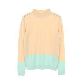 ≪全品5％OFFクーポン＆まとめ買い10%OFF≫エルメス HERMES ニット 衣料品 トップス カシミヤ レディース ベージュ系 / ブルー系 【中古】