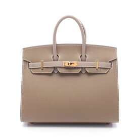 エルメス HERMES バーキン25 セリエ ハンドバッグ バッグ ヴォーエプソン ヴォーエプソン レディース グレー系 / ベージュ系 【中古】