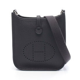≪全品5％OFFクーポン＆まとめ買い10%OFF≫エルメス HERMES エヴリンTPM ショルダーバッグ バッグ レザー トリヨンクレマンス トリヨンクレマンス レディース グレー系 【中古】