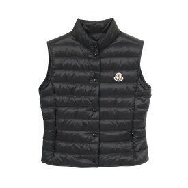 モンクレール MONCLER LIANE リアーネ ダウンベスト 衣料品 アウター ナイロン レディース ブラック系 1A10200 【中古】