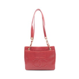 《全品5%クーポン×P2倍》まとめ買い10%OFF｜シャネル CHANEL ココマーク ショルダーバッグ バッグ レザー カーフ（牛革） レディース レッド系 【中古】