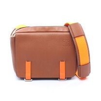 楽天市場】ロエベ loewe バッグ ショルダーバッグ レザー オレンジの通販