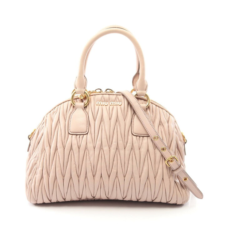 楽天市場】ミュウ ミュウ Miu Miu マテラッセ 2WAY ハンドバッグ 