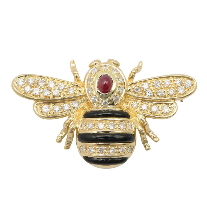 楽天市場】ジュエリー JEWELRY ルビー ダイヤ オニキス ブローチ 