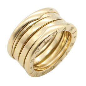 ≪5％OFFクーポン対象＆まとめ買い10%OFF≫ブルガリ BVLGARI B-zero1 ビーゼロワン リング 4バンド リング・指輪 ジュエリー K18（イエローゴールド） メンズ レディース ゴールド系 346589 【中古】