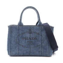 楽天市場】PRADA カナパ 2wayトートバッグ デニムの通販