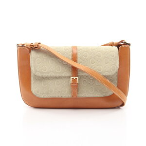 ☆美品 セリーヌ レア金具 マカダム ショルダーバッグ ゴールド 斜め 