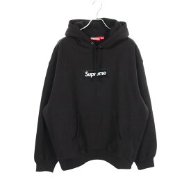 【10%OFFクーポン対象 10/14 20時〜10/19 9:59】シュプリーム Supreme Box Logo Hooded Sweatshirt パーカー 衣料品 トップス コットン メンズ ブラック系 【中古】