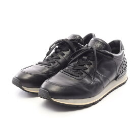 トッズ TOD'S スニーカー 靴 レザー メンズ ブラック系 【中古】