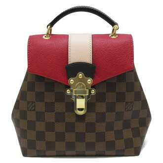 Auth LOUIS VUITTON CLAPTON Backpack Rucksack handbag N40104 Damier Scarlet | BRANDOFF Ginza/TOKYO/Japan