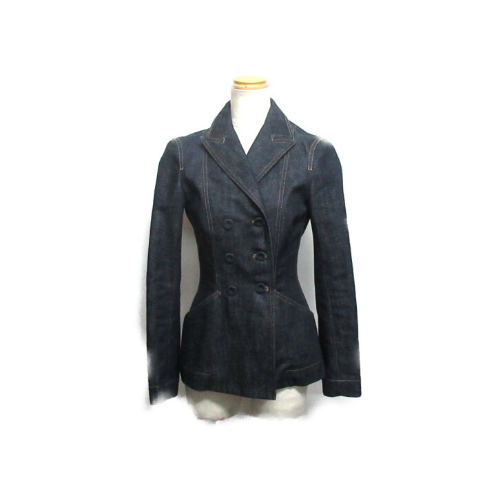 楽天市場】【中古】 クリスチャン・ディオール デニムジャケット  