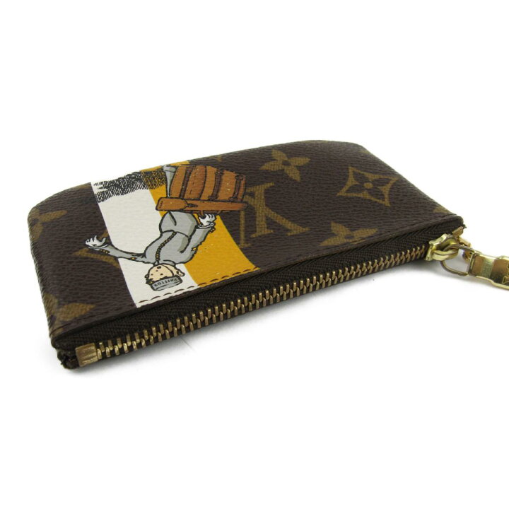 Auth Louis Vuitton Monogram Groom Pochette Key Coin Case M60033 used Japan