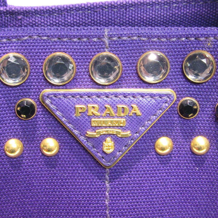 PRADA スタッズ パープル