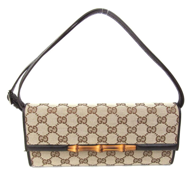楽天市場】【中古】グッチ バンブー GGキャンバス 2wayショルダー  