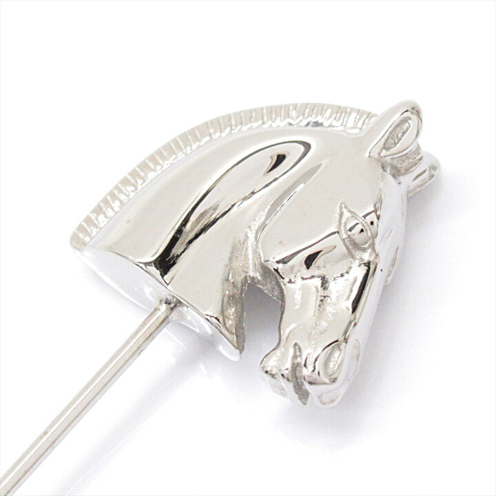 楽天市場】【中古】エルメス シュバルモチーフ ピンブローチ 