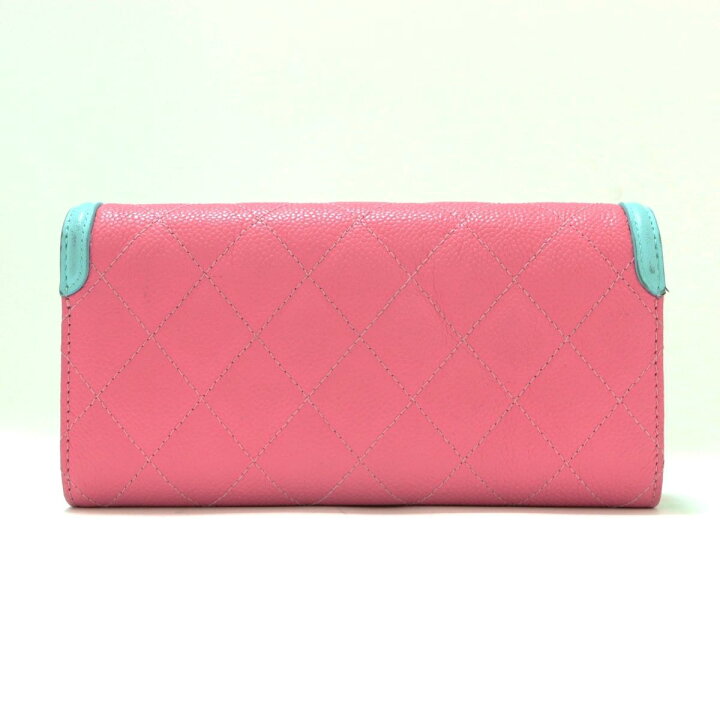 楽天市場】シャネル マトラッセ 二つ折長財布 財布 レディース  