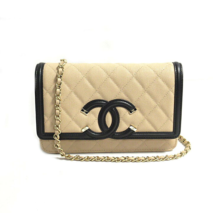 美品◎CHANEL シャネル☆チェーンウォレット♪クラッチ☆ccフィリグリー