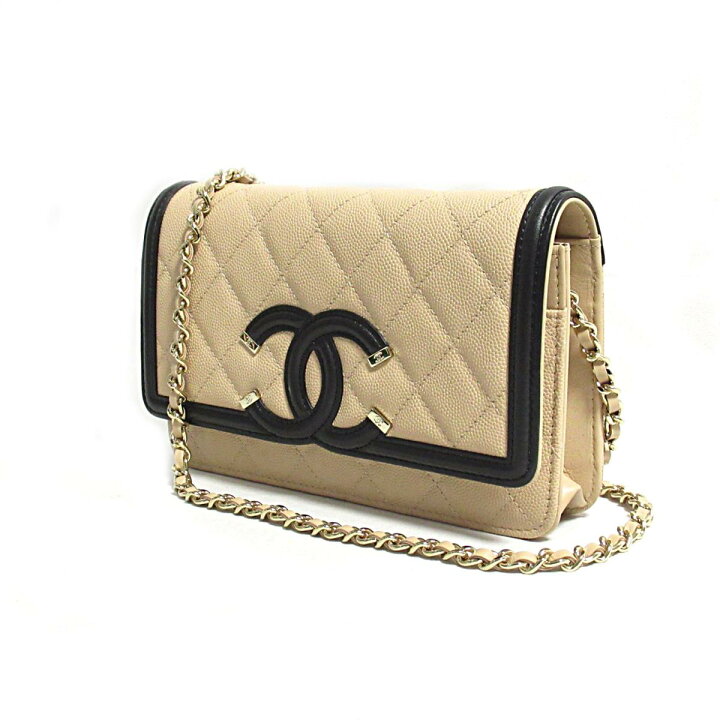 楽天市場】シャネル CCフィリグリー チェーンウォレット ショルダー  