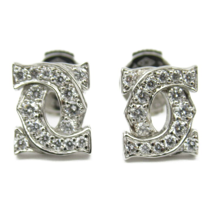 楽天市場】カルティエ アントルラセ ダイヤピアス ブランドジュエリー  