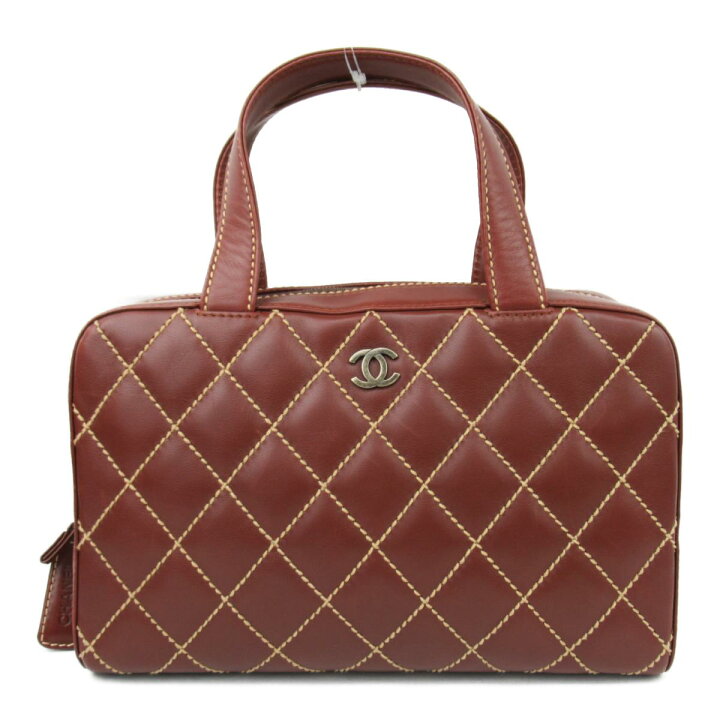 楽天市場】シャネル ワイルドステッチ ハンドバッグ バッグ レディース  