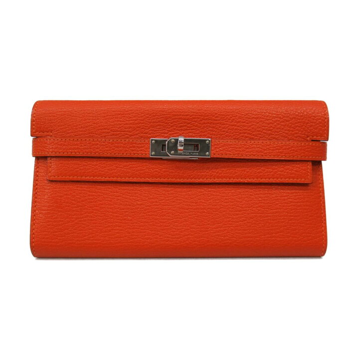 エルメス ケリーウォレット ブランドオフ HERMES その他 二つ折り長 