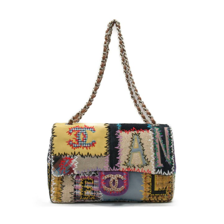 楽天市場】シャネル パッチワークWチェーンショルダーバッグ バッグ  