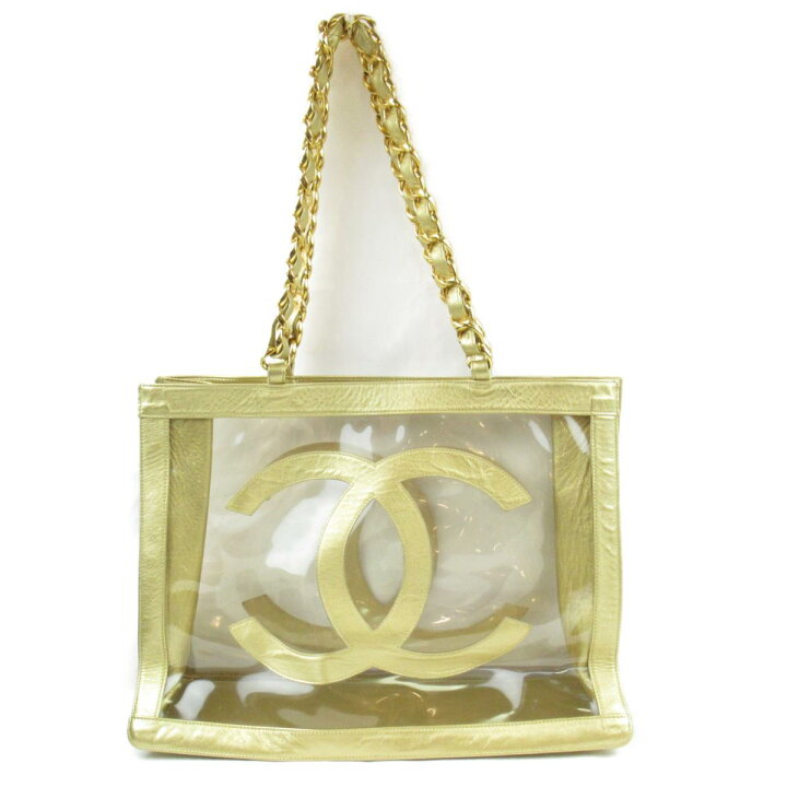 楽天市場】シャネル ビニール チェーン トートバッグ バッグ  