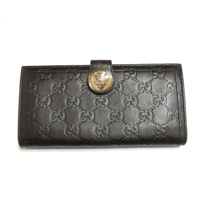 楽天市場】グッチ Wホック長財布 財布 メンズ レディース レザー  