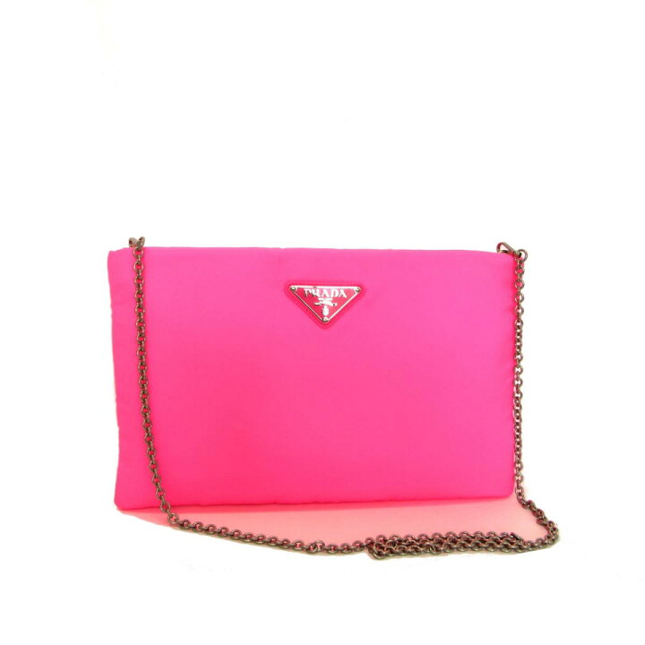 楽天市場】プラダ ナイロン チェーンショルダーバッグ クラッチバッグ  