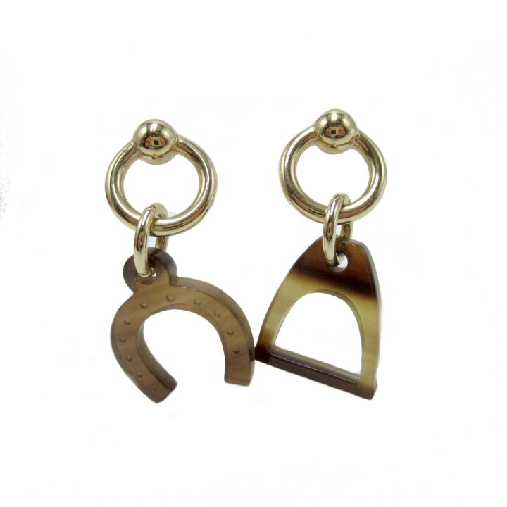 楽天市場】【中古】エルメス アミュレット エスケトル ピアス  