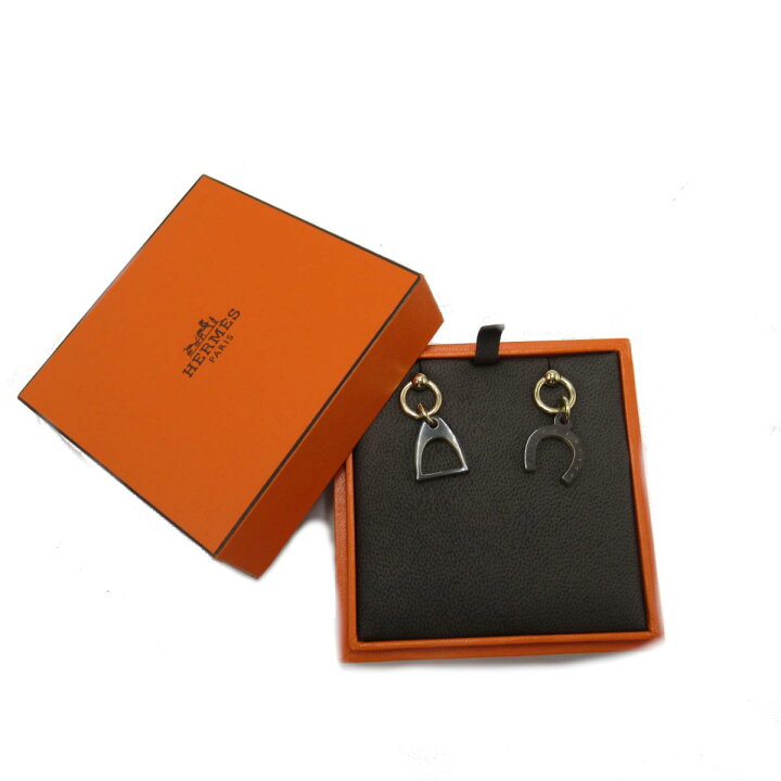 楽天市場】【中古】エルメス アミュレット エスケトル ピアス 