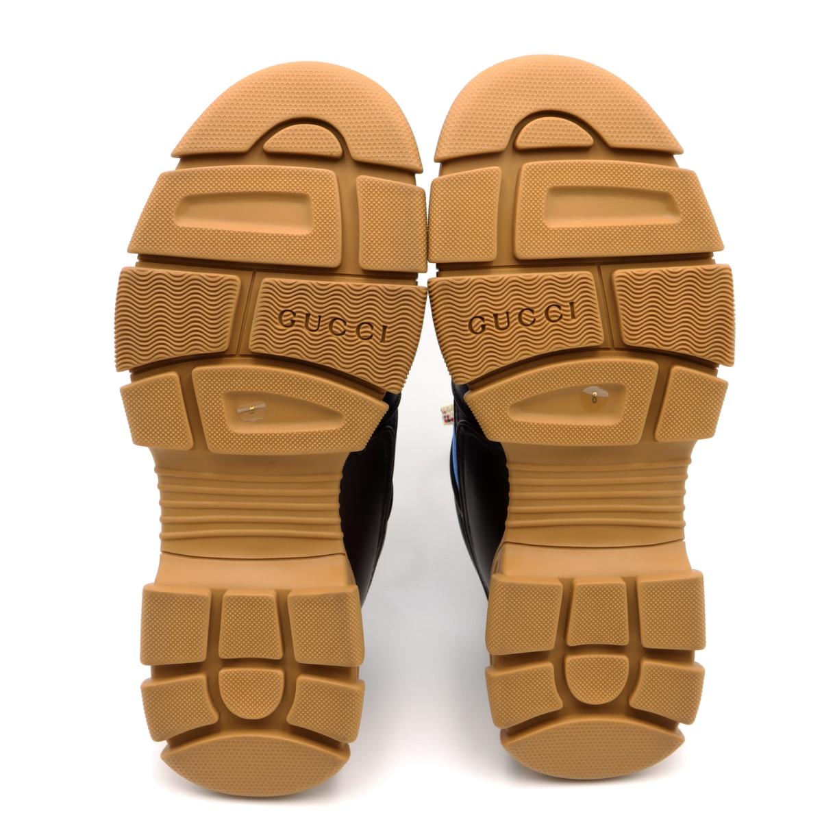 グッチ GUCCI スニーカー 2020春 靴 その他靴 靴 レザー x ラバー メンズ ブラウン系 / ブルー系 / | Brandoff銀座