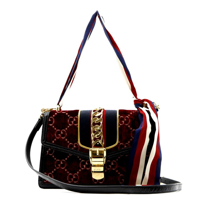 楽天市場】グッチ GUCCI シルヴィスモール 2way ショルダーバッグ  