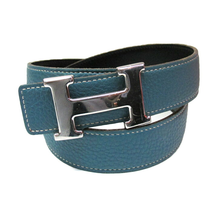 楽天市場 エルメス Hermes コンスタンスベルト 75cm ベルト 衣料品 カーフ 牛革 ボックスカーフ メンズ レディース ブルー系 ブラック系 ブラック ブルージーン H刻 中古 Brandoff銀座