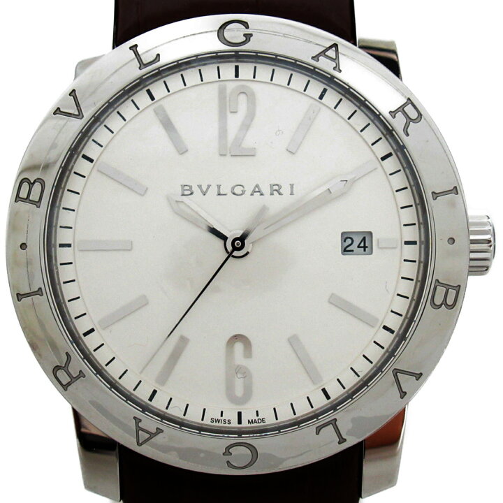 楽天市場 ブルガリ Bvlgari 腕時計 時計 ラバーベルト ステンレススチール メンズ シルバー系 シルバー 39wsld 中古 ブランド ブランド時計 ブランド腕時計 ウォッチ Brandoff銀座